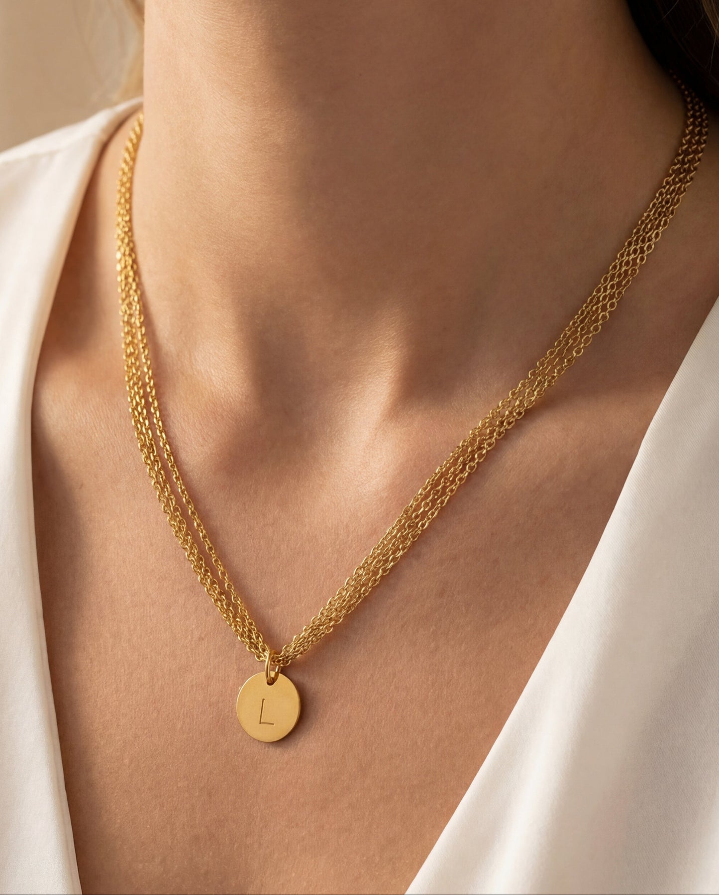 Collier Initiale Personnalisé