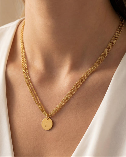 Collier Initiale Personnalisé