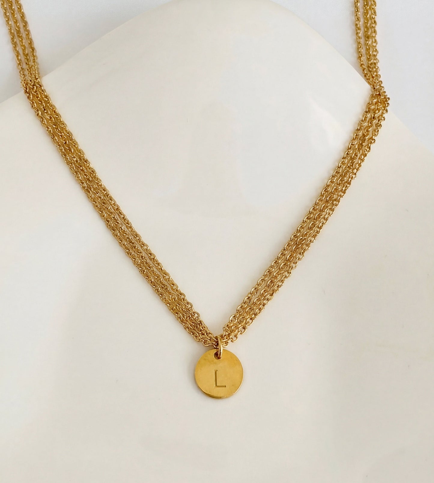 Collier Initiale Personnalisé