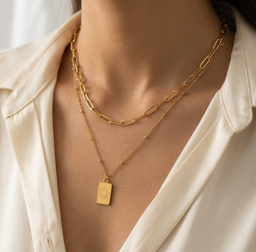 Collier Double- Avana